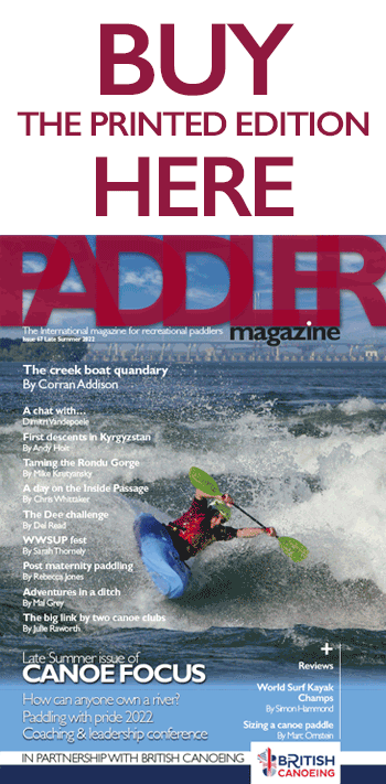 Purchase the Paddler in print