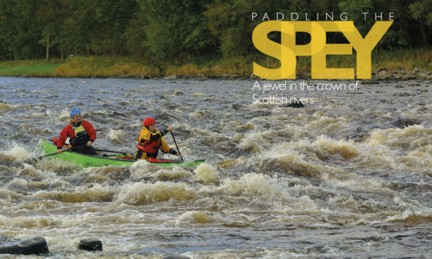 Paddling the Spey River