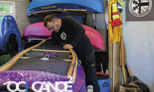 Outfitting and trimming a whitewater OC1 canoe – part 2