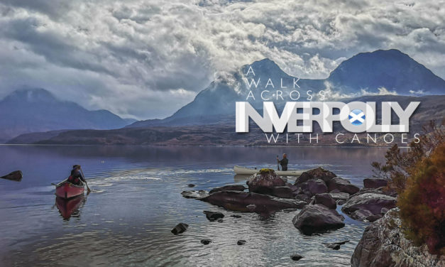 A walk across Inverpolly with canoes