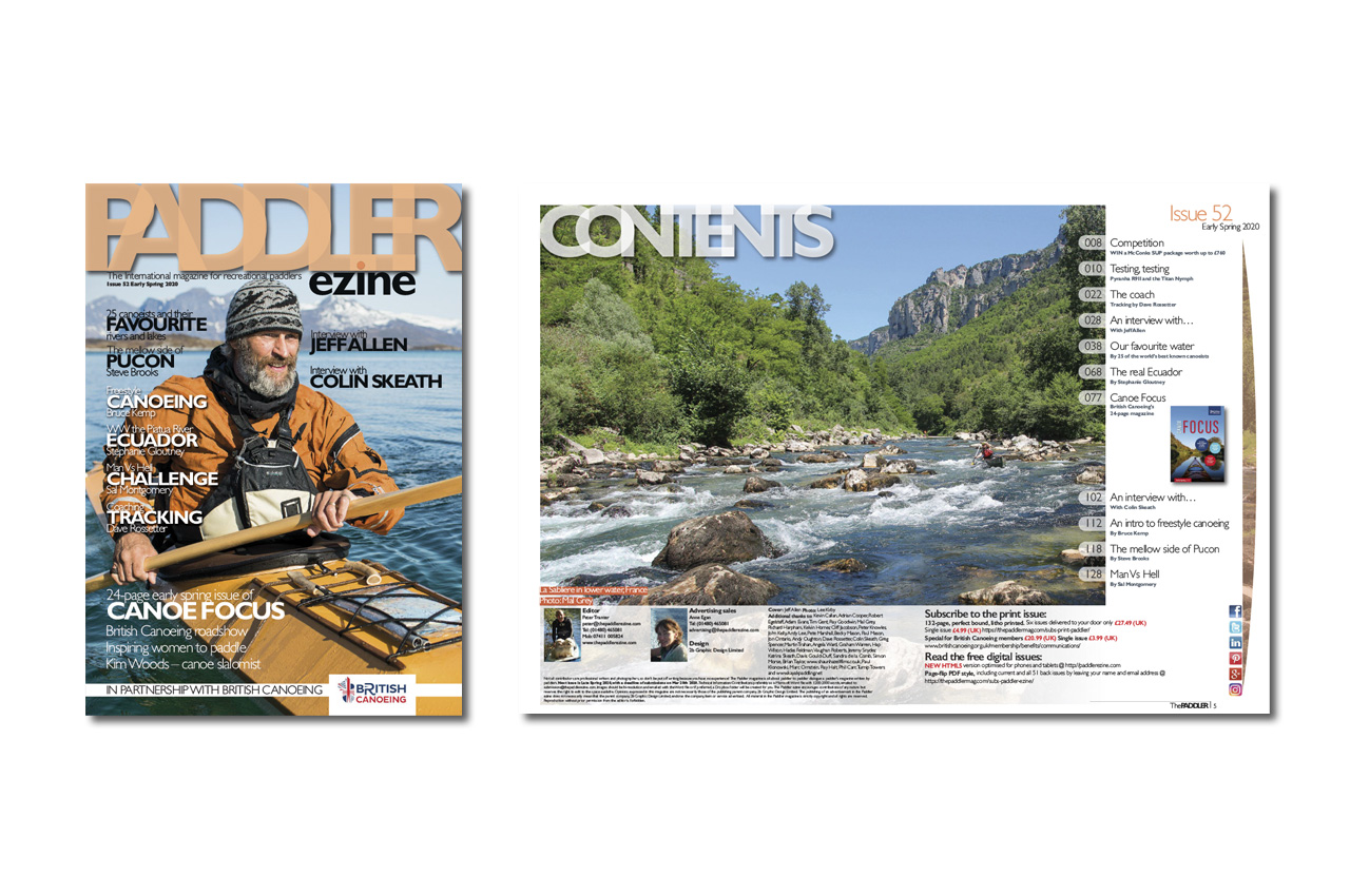 The Paddler contents