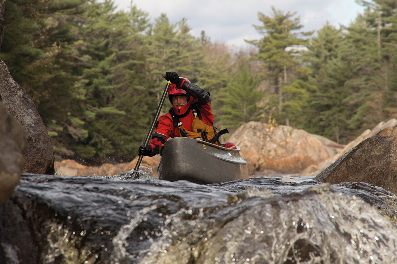 Paul ‘Knife Edge’ on the Moose River, NY state. Photo by Alex Guimont