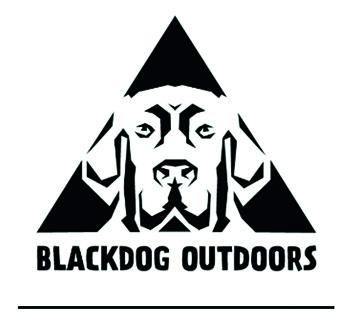 Black dog outdoors logo