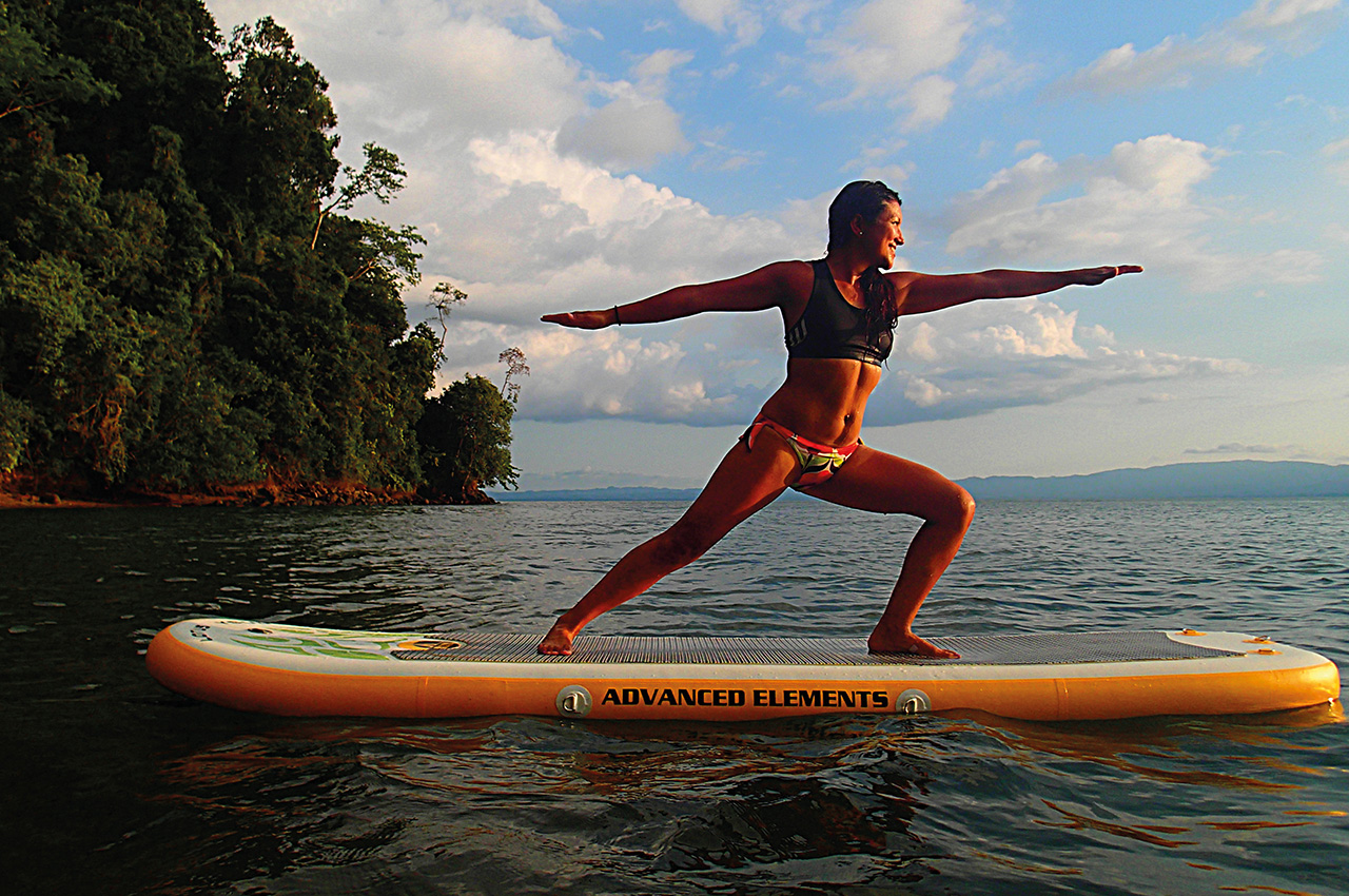 Costa Rica girl on a SUP