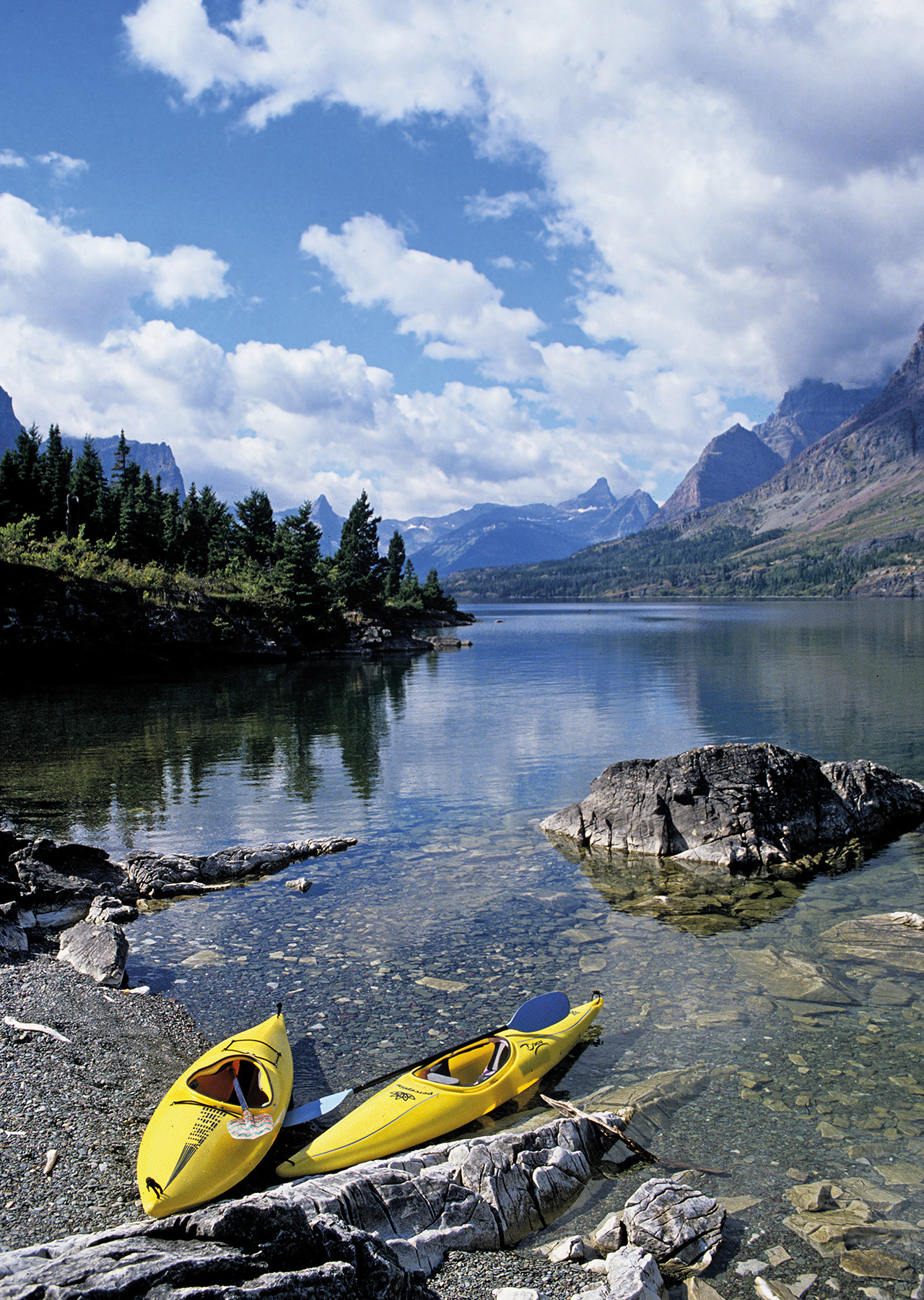 Kayaks Glacier Park