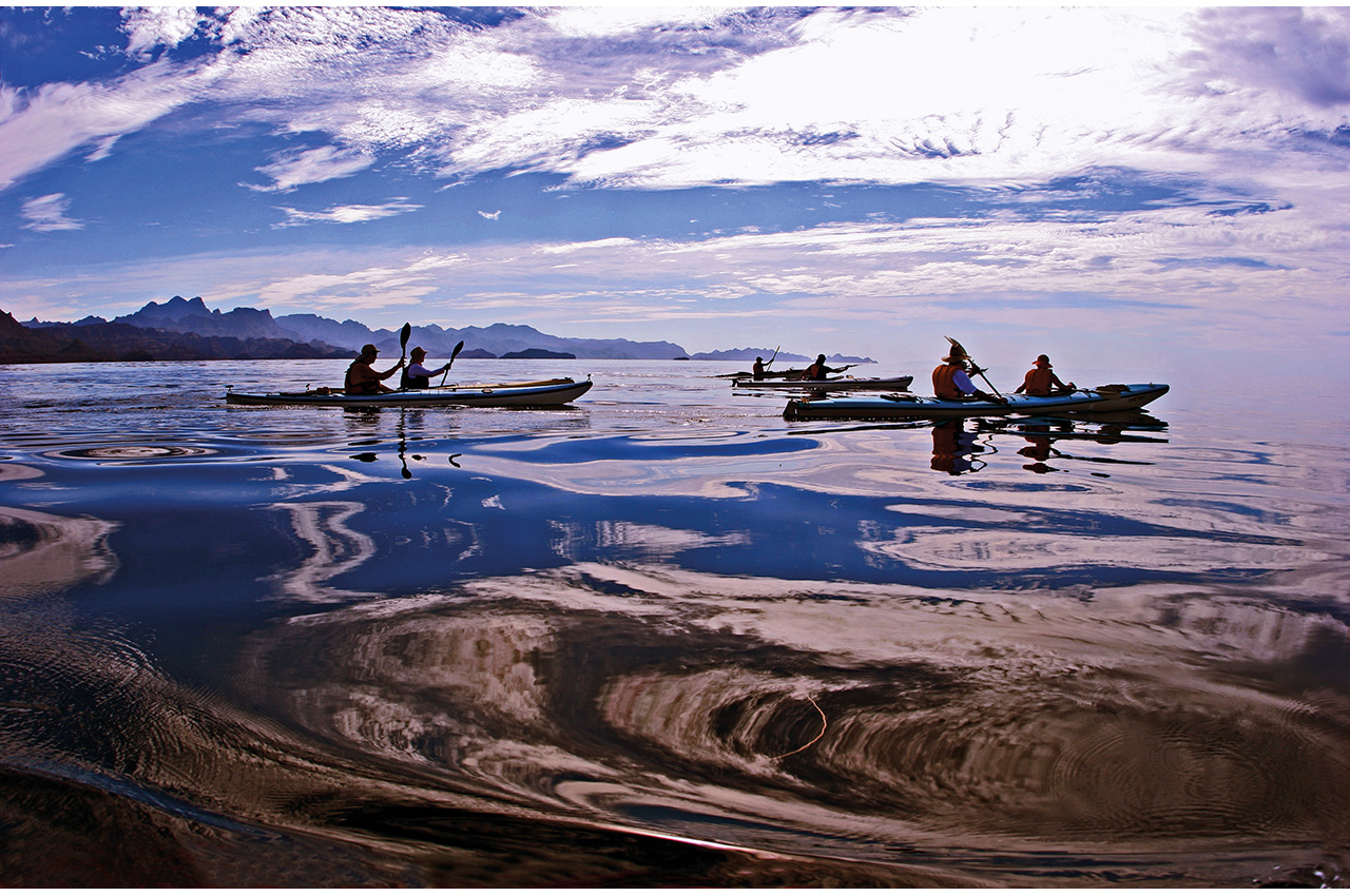 Kayakers, Baja