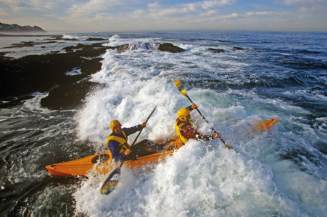 Kayaker’s Double Surf