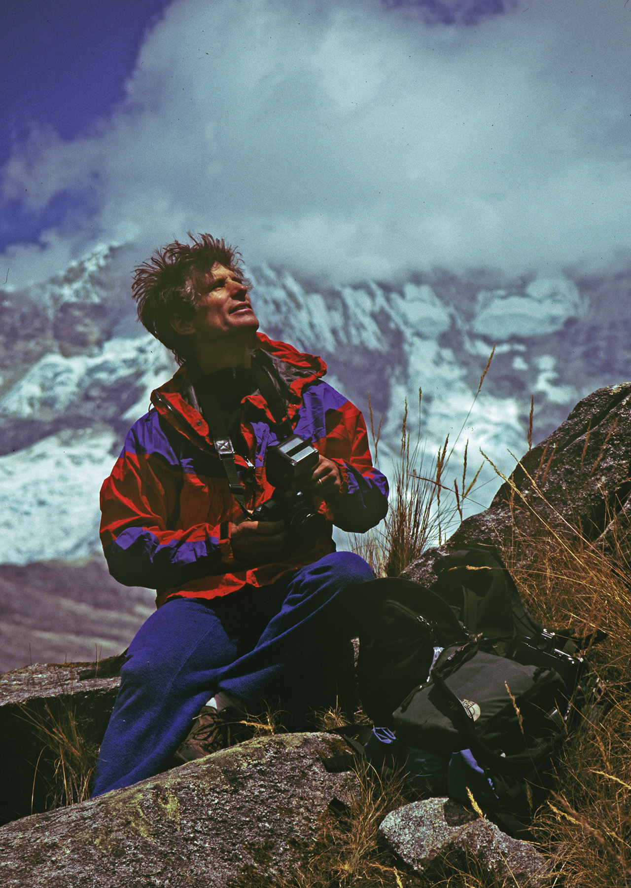 Galen Rowell in the Peru Mountains