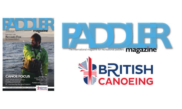 British Canoeing renews partnership with the Paddler magazine