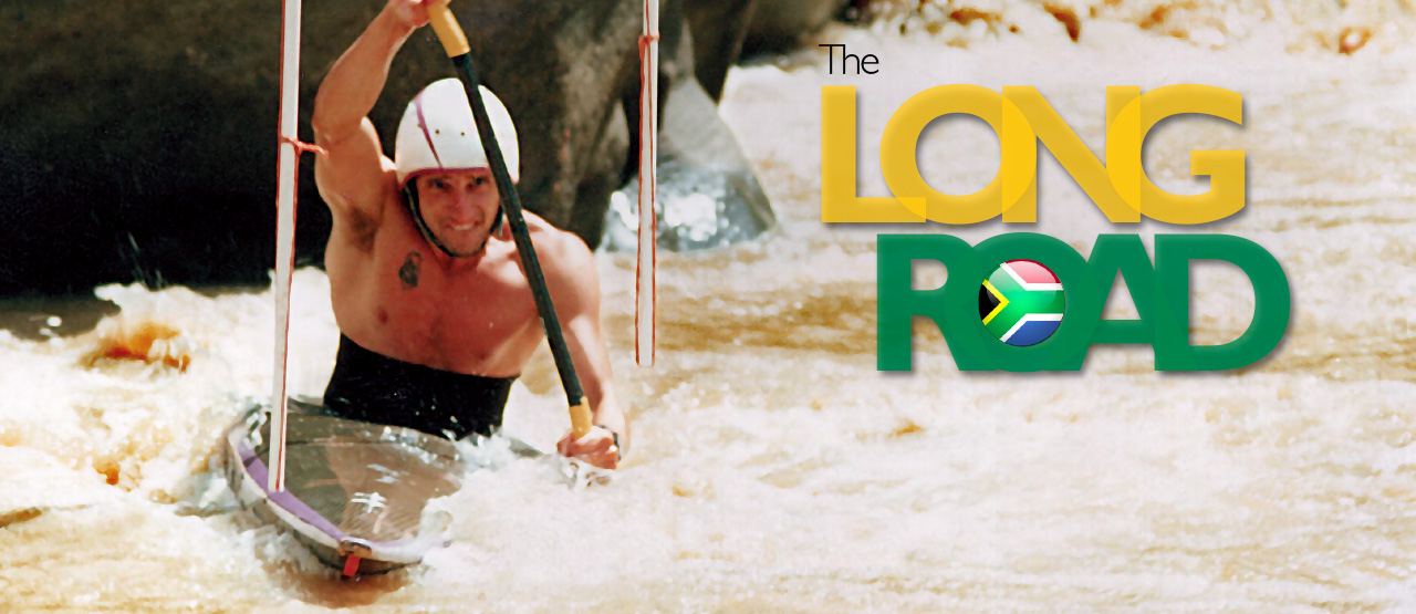 Corran Addison Training on the pushier water of the Tugela