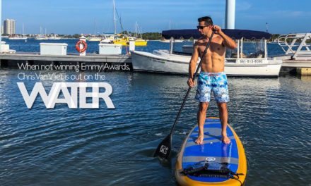 When not winning Emmy Awards,  Chris Van Vliet is out on the water
