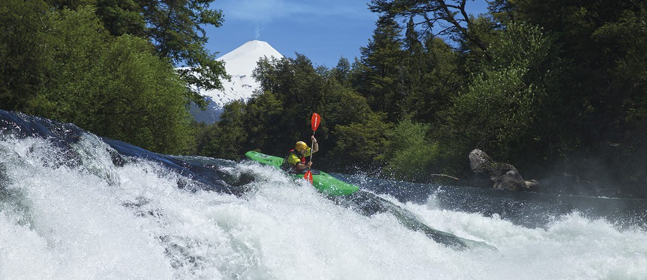 ww kayaking in Pucon, Chile