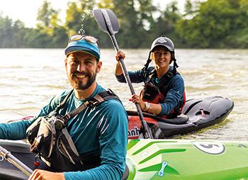 Carmen Kuntz and Rok Rozman of Balkan River Defence