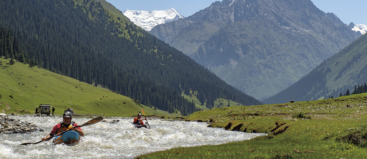 First descents in Kyrgyzstan