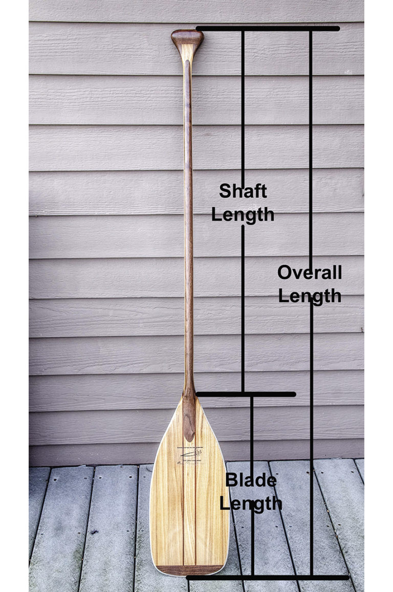 Sizing a canoe paddle | Welcome to the Paddler magazine