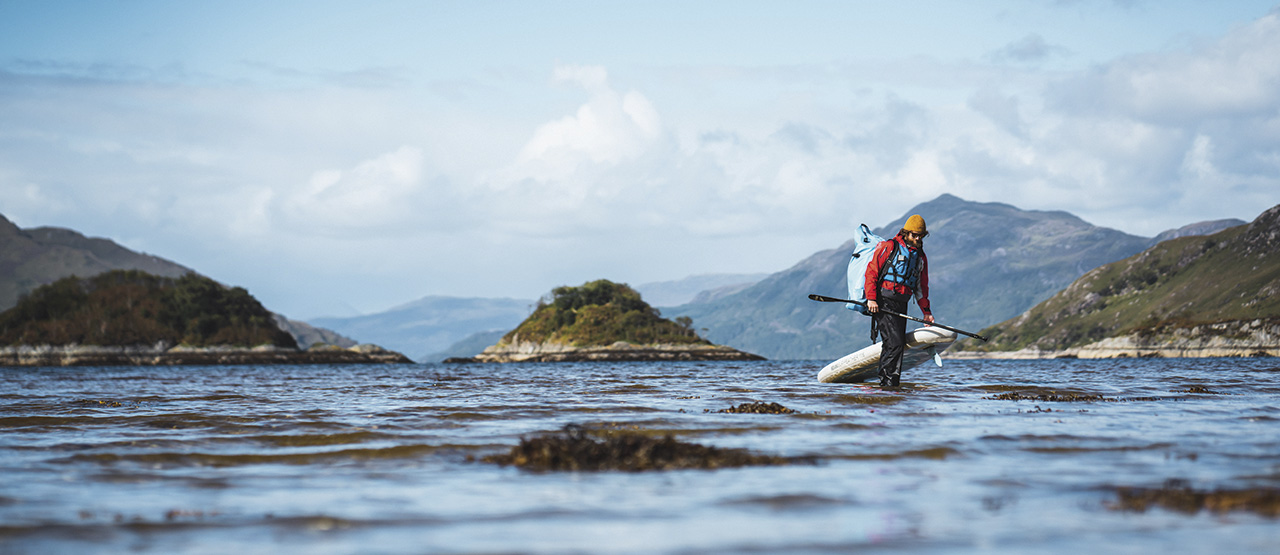 Knoydart SUP by Aaron Rolph