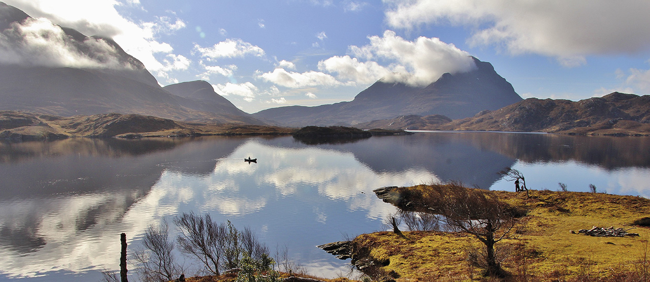 Assynt astonishing conditions on Loch Sionasgaig