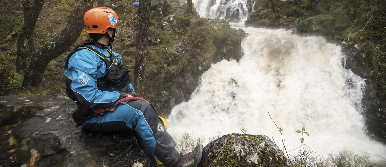 Sometimes scouting a rapid is the scariest part. Photo: Tom Clare