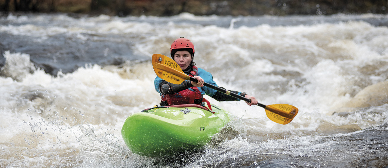 Paddling on the Orchy Photo: Tom Clare