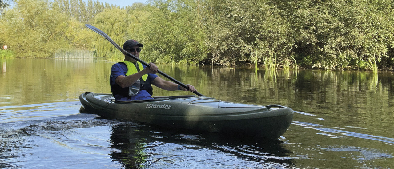 The Islander Voro S recycled kayak
