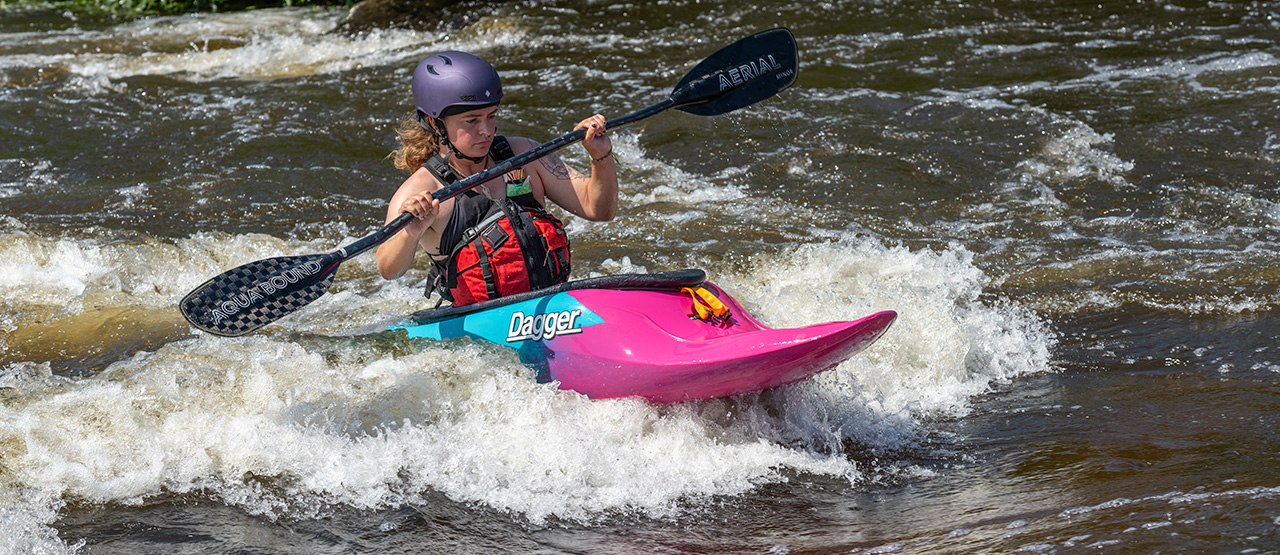 Aqua Bound Aerial Whitewater Paddle