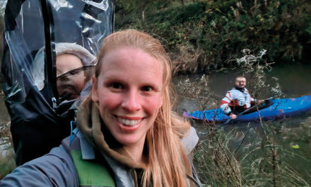 Paddling with a newborn