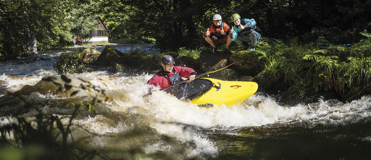 David Bain on the Canolfan Tryweryn. Photo: Jens Klatt.