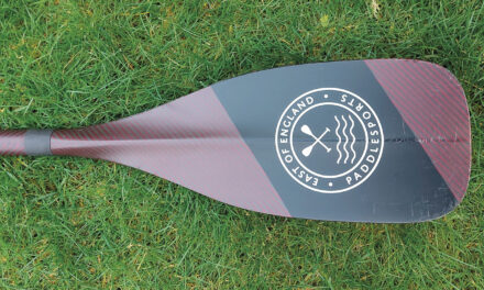 EOEPS Red Kevlar SUP paddle