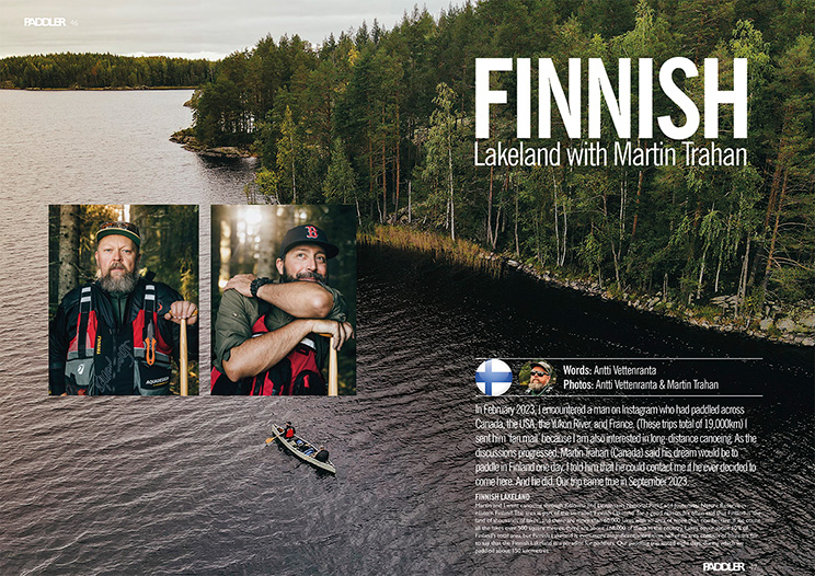 Antti Vettenranta & Martin Trahan canoe the Finnish lakelands 