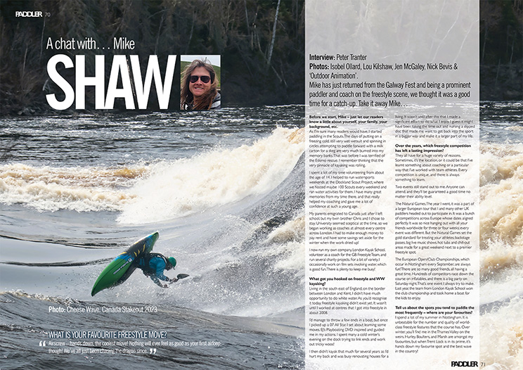 Q&A with freestyle coach, Mike Shaw