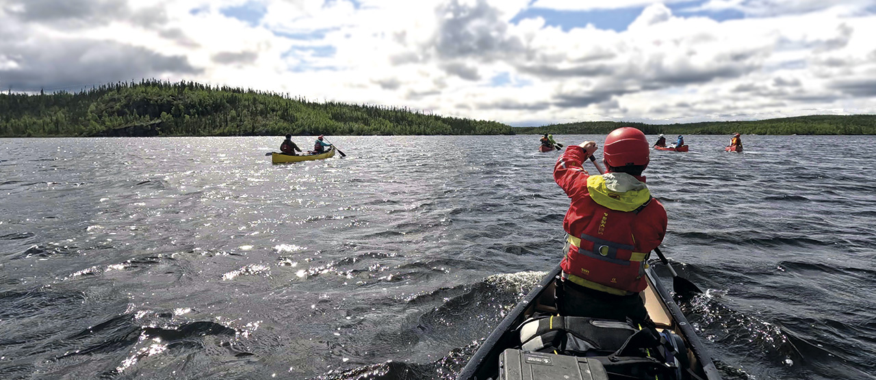 The end of Grove Lake