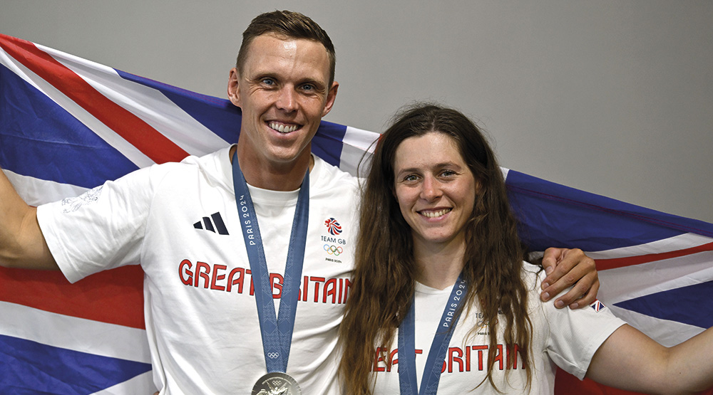 Joe Clarke and Kimberley Woods