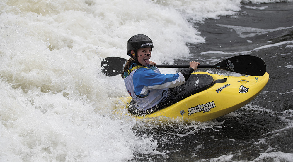 Jess enjoying some surf time. Photo: Del