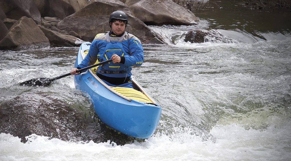 Steve Childs boat design and product testing on the Occoee – very much the best bit of the job