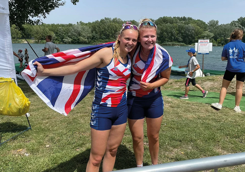 Kristina Armstrong and Zoe Clark