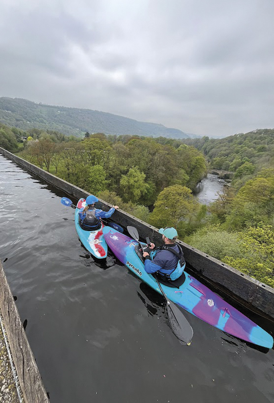 Llangollen Canal and the Pontcysyllte Aqueduct