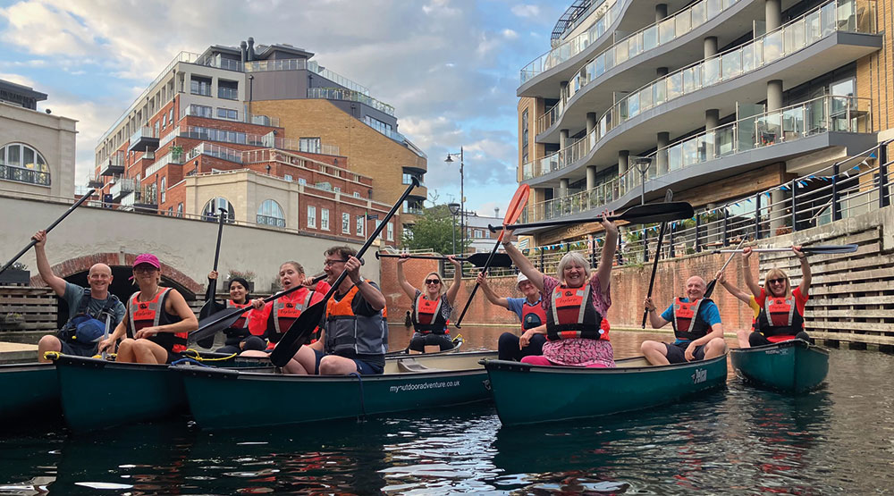 Maidenhead Canoe Club taster. Photo: Dominic Hurst