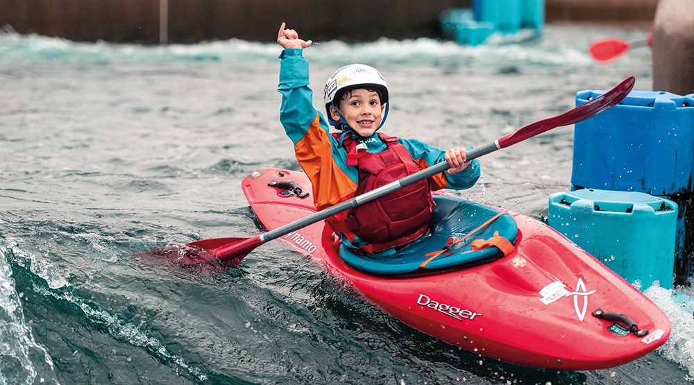 Rory showing us his moves! Photo: Tom Clare