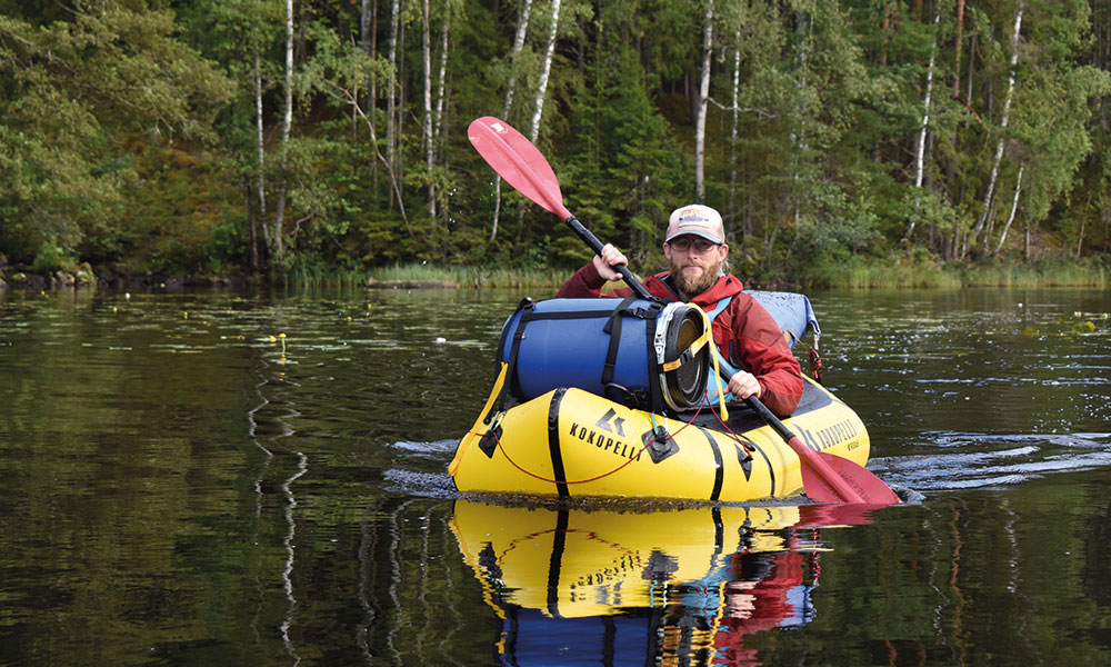 Packrafting in Sweden