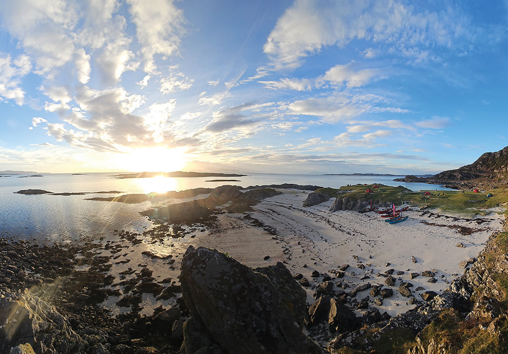 Canoeing the Scottish coastline